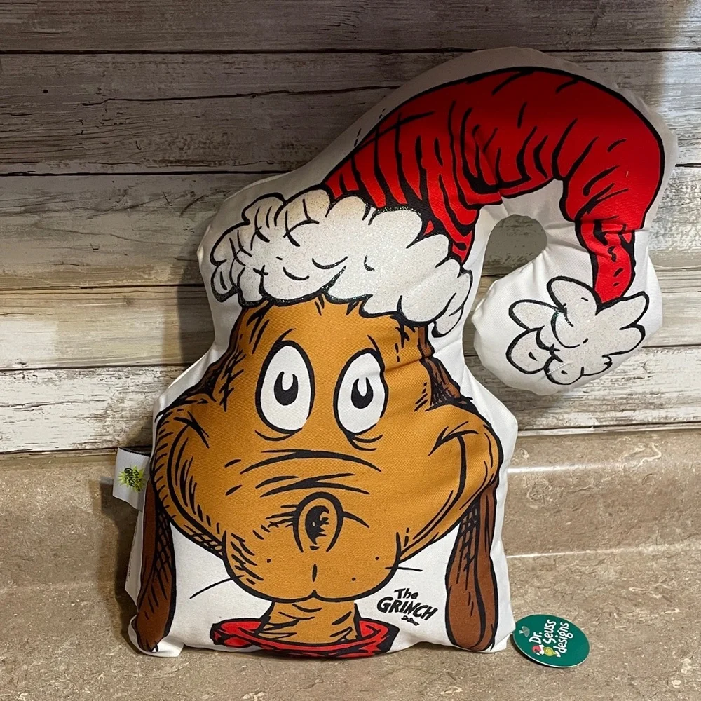 The Grinch Max Dog Pillow NWT